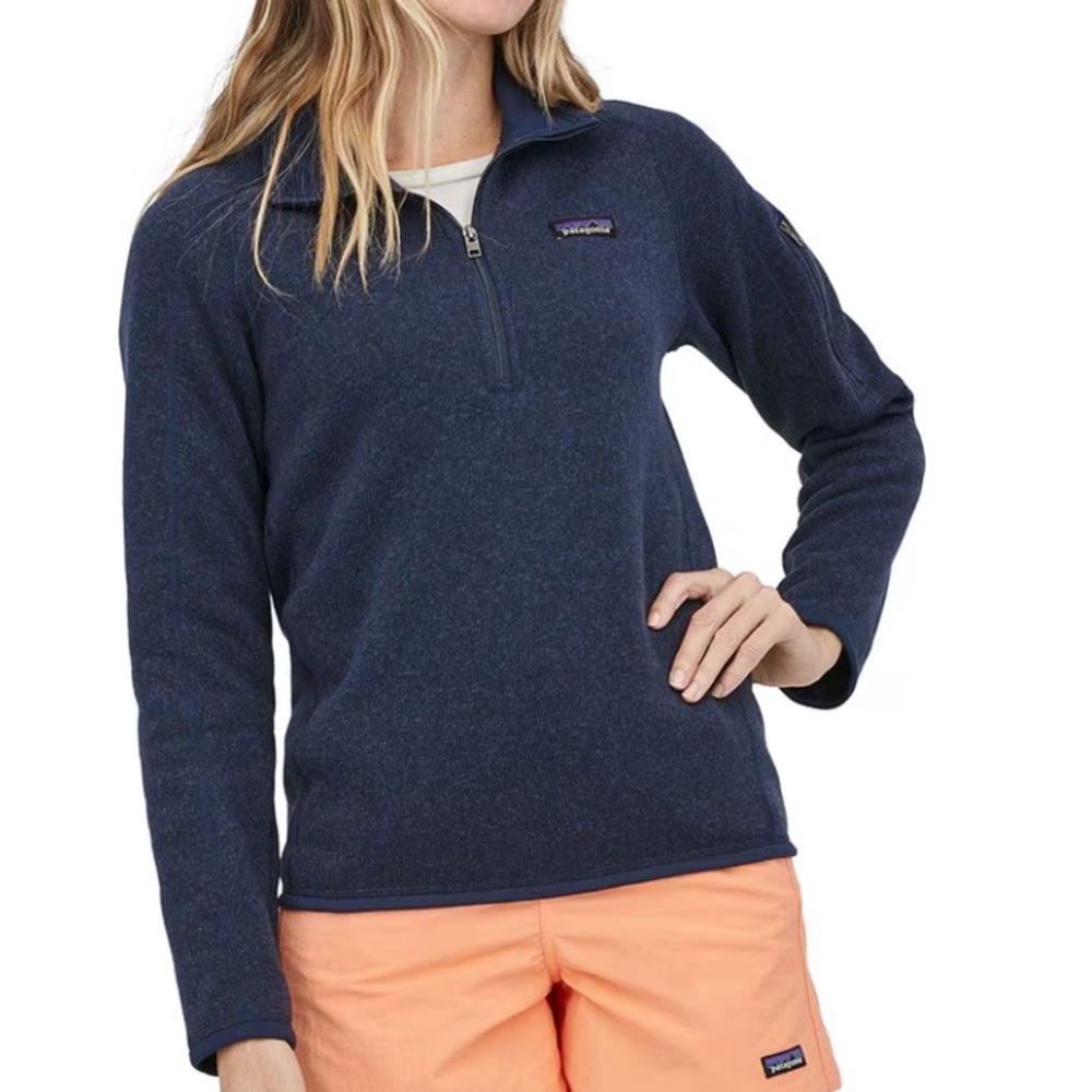Patagonia Women’s Better Sweater 1/4 Zip Jacket Navy